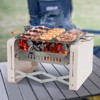 Tangkula Portable Charcoal Grill Folding BBQ Grill with Dishwasher-safe Grill Grids Foldable Body & Charcoal Box - 3 of 4