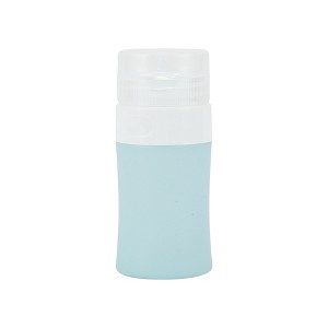 Unique Bargains Portable Cylinder Silicone Pump Bottle Pink 1 Pc - 1 of 4
