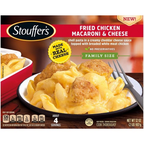 Stouffer S Family Size Frozen Fried Chicken Mac Cheese 32oz Target