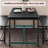 Kitchen Table with Benches, Rectangular Dining Room Table Set for 4, 3 Piece Set for Small Space - 2 of 4