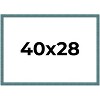 PosterPalooza | Simple Blue Picture Frame - UV Acrylic, Backing Board, Hanging Hardware Included - 2 of 4