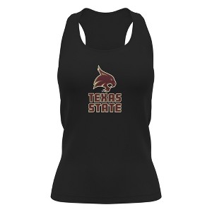 Women's Texas State University Adult Sport Tank Top Primary Logo - 1 of 4