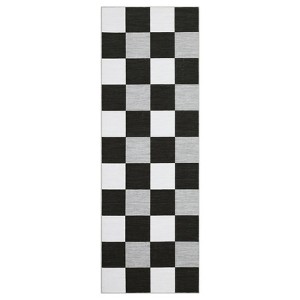Washable Non Slip Modern Geometric Area Rugs, Indoor Contemporary Floor Carpet for Home Office - 1 of 4