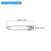 Unique Bargains Metal DIY Blankets Crafts Brooch Making Home Sewing Nickle Plated Safety Pins 400 Pcs - 2 of 4
