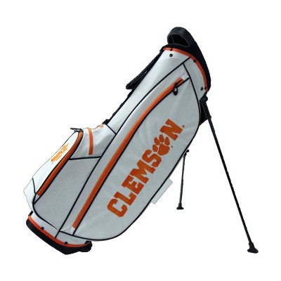 Bridgestone 2019 Collegiate NCAA 9 In 4 Way Stand Golf Bag with Handle, Clemson