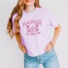 Simply Sage Market Women's Embroidered Hawaii The Aloha State Short Sleeve Relaxed Fit Cropped Tee - 2 of 3