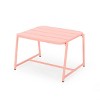Christopher Knight Home Cowan Outdoor Side Table Iron Matte Coral - 4 of 4