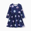 PATPAT Disney Frozen Toddlers Girl 2pcs Elsa And Anna Plush Vest And Naia? Character Print Long-sleeve Dress Set - 2 of 4