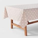 Cotton Stamp Tablecloth Pink - Threshold™