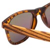 Coyote Wood Black Orange Tortoise Walnut Brown Eyeglasses 52mm Custom L&R Lenses - 4 of 4