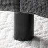 GDFStudio Eric 85" Fabric Pull-Out Sleeper Sofa with Adjustable Armrest and Backrest, Grey - 4 of 4