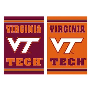 Evergreen NCAA Virginia Tech Garden Suede Flag 12.5 x 18 Inches Indoor Outdoor Decor - 1 of 2