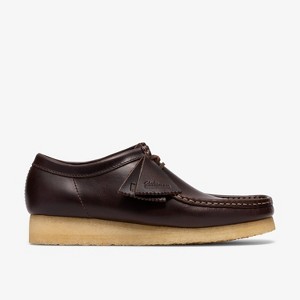 靴 Clarks Wallabee dark brown UK8 1/2 USA9 Clarks Originals Mens Wallabee Dark Brown Leather Shoes 8.5 Medium