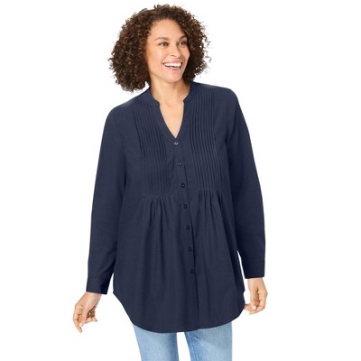 Woman Within Perfect Pintuck Tunic
