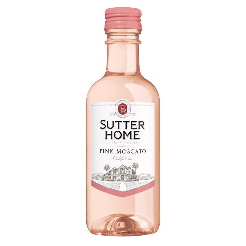 Sutter Home Pink Moscato Wine - 4pk/187ml Bottles, 3 of 9
