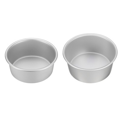 Unique Bargains Aluminum Alloy Nonstick Removable Bottom High Temperature Resistant Round Cake Pan 1 Set