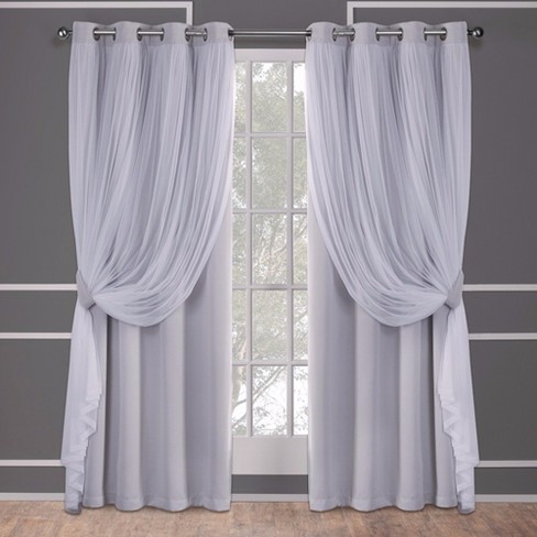 Set Of 2 Bensen 100% Blackout Grommet Top Curtain Panel - Exclusive Home :  Target