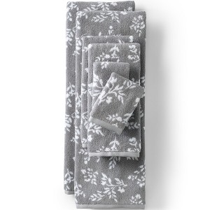 Lands' End Cotton Jacquard Towel Set - 1 of 3