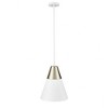 Millennium Lighting Annos 1 - Light Pendant in  Matte White/Modern Gold - 3 of 3