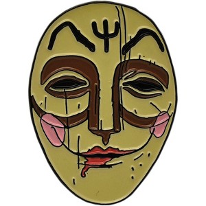 Trick or Treat Studios Adult Krampus Dark Elf Gluggagae Enamel Painted Lapel Pin - Yellow - 1 of 1