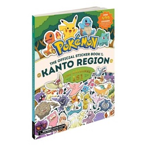 Pokémon the Official Sticker Book of the Kanto Region - (Pokemon Pikachu Press) by  Pikachu Press (Paperback) - 1 of 1