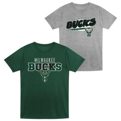 NBA Milwaukee Bucks Toddler Boys' 2pk T-Shirt