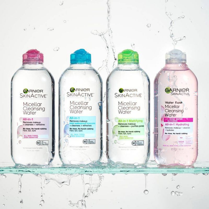 Garnier SkinActive Micellar Cleansing Water for Oily Skin - Unscented - 13.5 fl oz, 5 of 7
