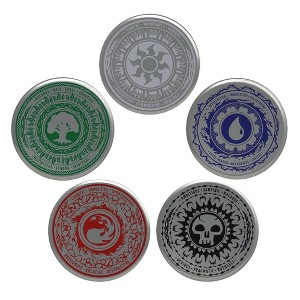 Fanattik Magic The Gathering 5-Piece Mana Symbols Drink Coaster Set - 1 of 4