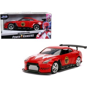 2009 Nissan GT-R (R35) Red Red Ranger's "Power Rangers" 1/32 Diecast Model Car by Jada - 1 of 4