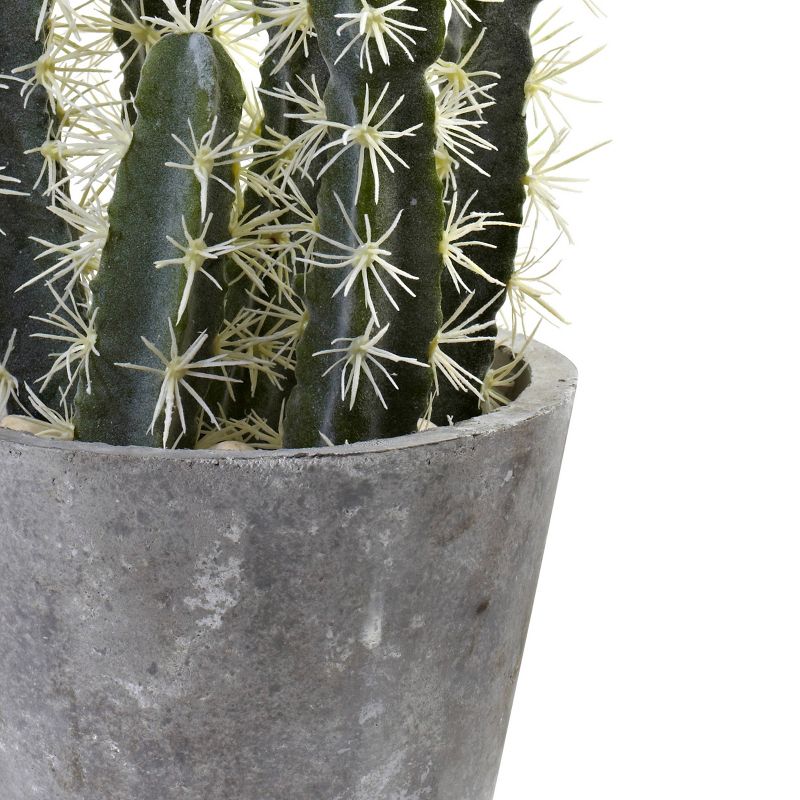 Nearly Natural Decorative Cactus Garden with Cement Planter, 4 of 6