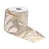 Melrose Wired Polyester Ribbon 4" x 10 yds. - 2 of 3