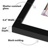 Americanflat Picture Frame with Mat - Modern Design, Shatter-Resistant Glass, Dual Sawtooth Hangers, Ideal for Home and Office Decor - 3 of 4