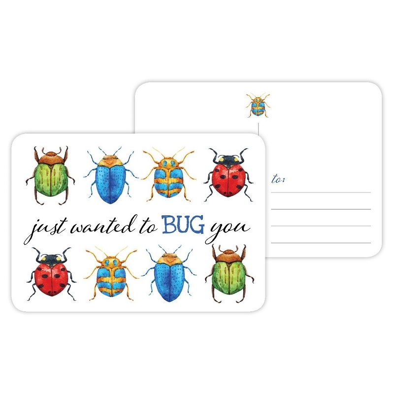 10ct Post Cards &#39;Just Wanted to Bug You&#39;, 1 of 2