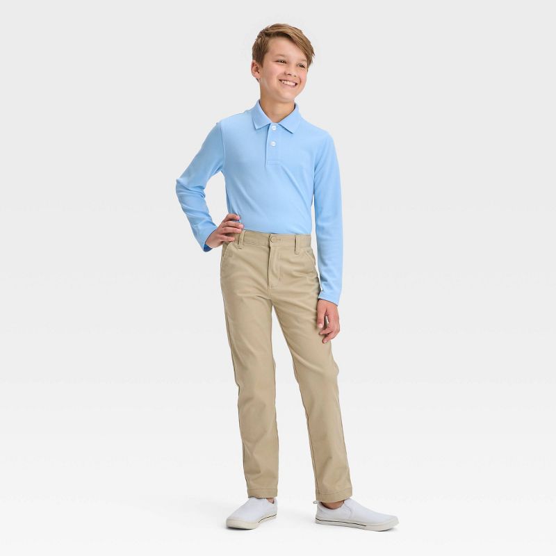 Boys' Skinny Fit Uniform Pants - Cat & Jack™, 4 of 5