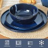 Itopfox 12-Piece Ceramic Dinnerware Set - Includes Dinner Plates, Salad Plates & Cereal Bowls for 4 - Scratch Resistant, Microwave & Dishwasher Safe - 2 of 4