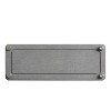 4"x11" Diatomaceous Stone Bath Tray with Carved Metal Feet - 3 of 4