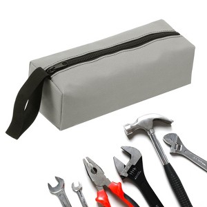 Unique Bargains Oxford Cloth Multi-Purpose Organizing Zipper Electrician Tool Bag - 1 of 4