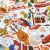 Wrapables Holiday Scrapbooking Washi Stickers, DIY Crafts for Stationery, Diary, Card Making (60 pcs), Snowflakes & Reindeer - 3 of 4