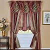 GoodGram Ombre Crushed Satin Sheer Single Window Curtains & Valances - 4 of 4