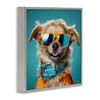 Stupell Industries Hipster Dog Portrait Framed Giclee Art - 2 of 4