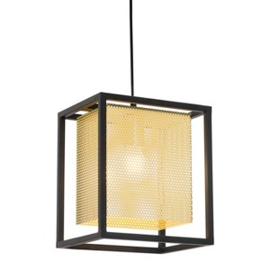 Zuo Yves Ceiling Lamp Gold & Black - 1 of 4
