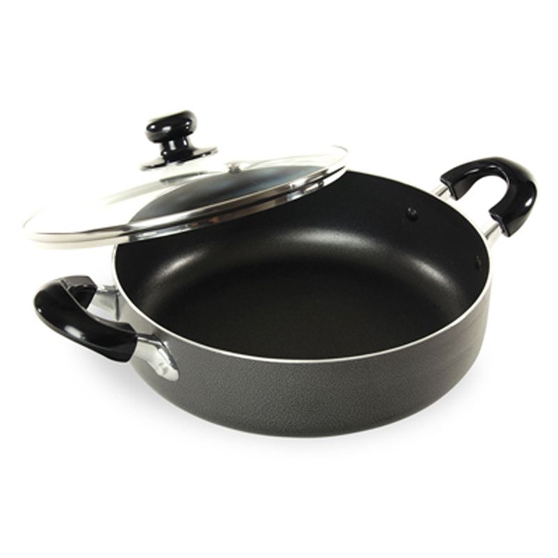 Better Chef 14in Stovetop Deep Fryer Pan in Black and Gray, 1 of 5