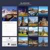 2026 Square Wall Calendar, Glasgow, 16-Month Scenic Britain Theme with 180 Reminder Stickers (12x12 In) - 4 of 4