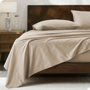 300 Thread Count Organic Cotton Percale Bed Sheet Set by Bare Home