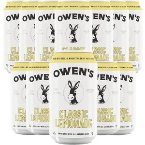 Owen’s Craft Mixers | Classic Lemonade | Handcrafted in the USA with Premium Ingredients | Vegan & Gluten-Free Soda Mocktail and Cocktail Mixer - 1 of 3