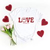 S.W.Smiley Love Smile - Women's Short Sleeve Graphic T-Shirt - 2 of 4