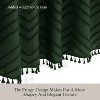 LunaLulinlk Dark Green Shower Curtains - 4 of 4