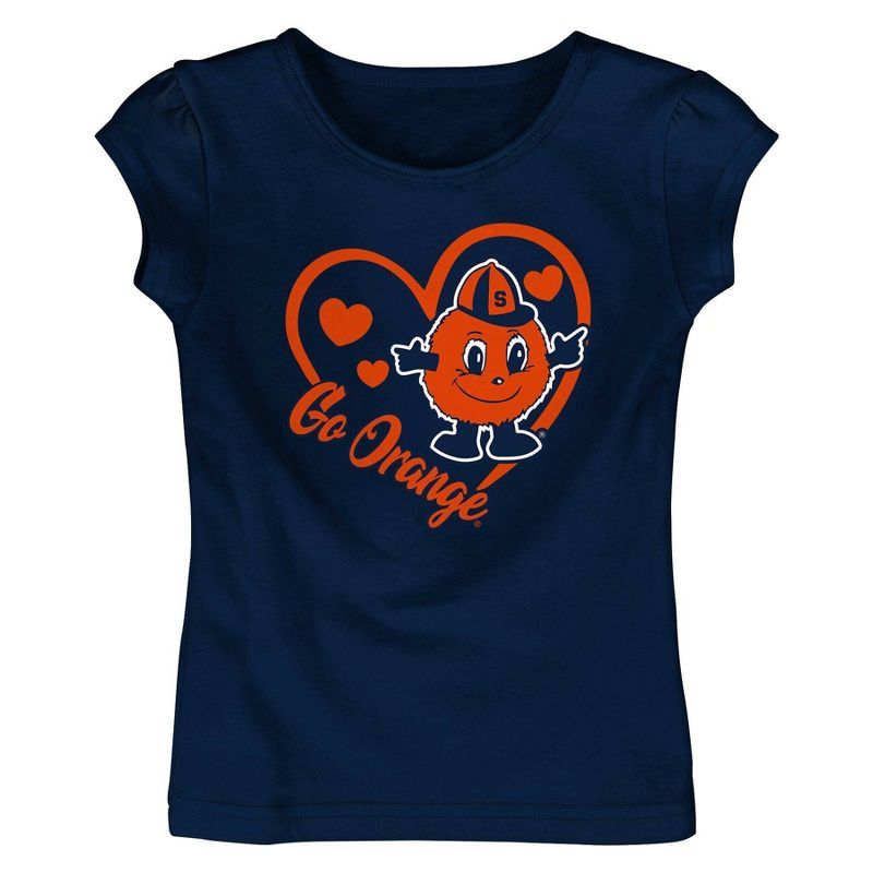 NCAA Syracuse Orange Toddler Girls&#39; T-Shirt, 1 of 2