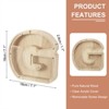 Unique Bargains Wooden Alphabet Money Saving Box Party Decorative Bank - 2 of 4