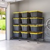 Seville Classics Storage Tote Bin Shelving Rack - 3 of 4